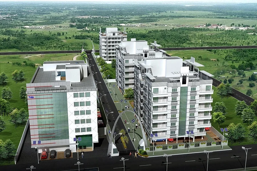 Architectural visualisation of Sunita Park in Raipur